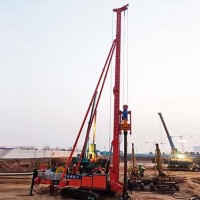 山东CFG桩机|河北鼎峰工程机械定做15米长螺旋钻机