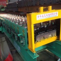 辽宁彩钢压瓦机厂家~金科冷弯~定制688型楼承板机