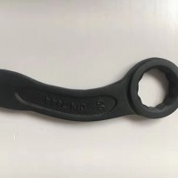 新疆敲击扳手|宇通特种工具厂定制弯柄敲击梅花扳手