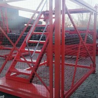 安全梯笼价格「合新建筑」施工爬梯/香蕉式爬梯费用@青海西宁